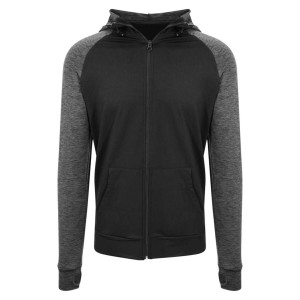Bluza Rozpinana Męska Kontrastowa Melanż Slim
