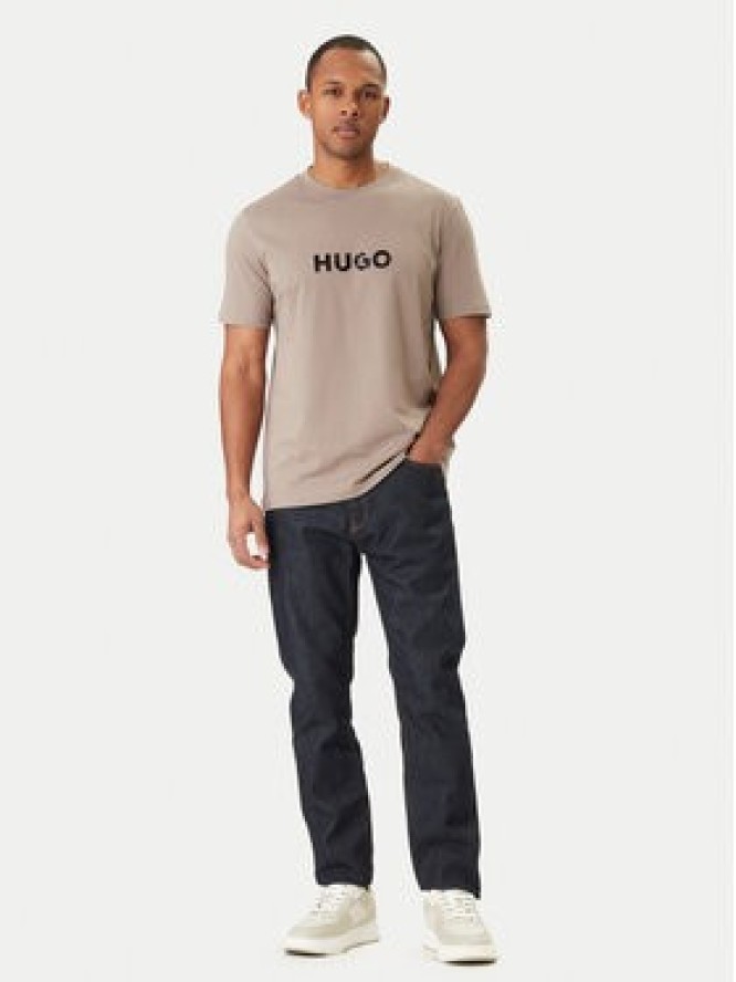 HUGO T-Shirt Dumeo 50557437 Beżowy Regular Fit