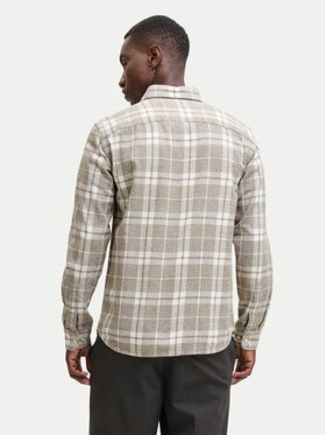 Jack & Jones Koszula Blubrook 12282354 Beżowy Regular Fit