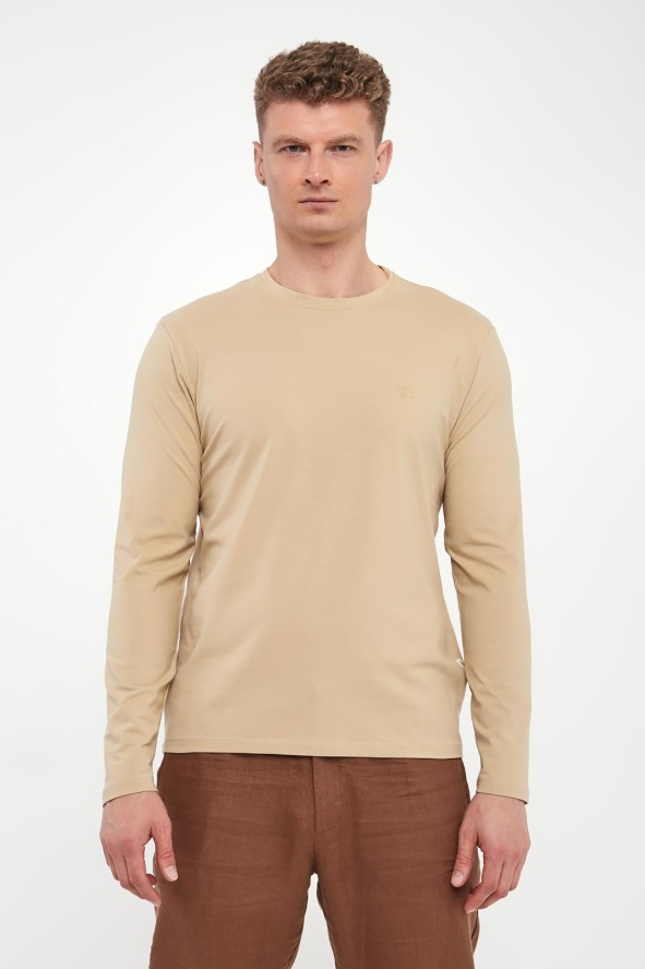Longsleeve męski z logo LIU JO