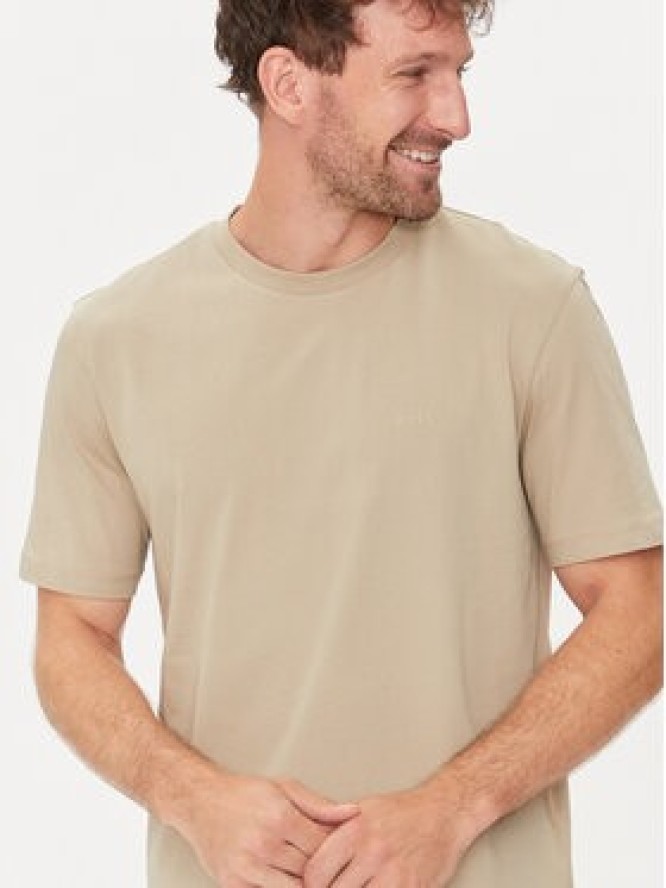 Boss T-Shirt Thompson 01 50468347 Beżowy Regular Fit