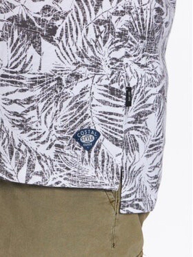 INDICODE T-Shirt Palme 40-935 Szary Regular Fit