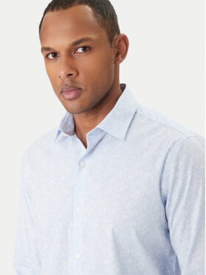 Calvin Klein Koszula LV019EU109 Niebieski Slim Fit