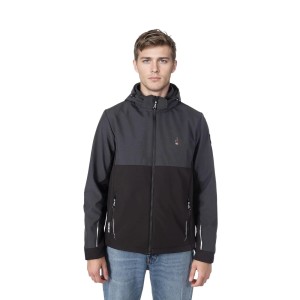 Kurtka męska softshell z kapturem AULP TIAGO Wodoodporna Oddychająca