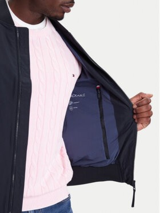 Tommy Hilfiger Kurtka bomber MW0MW39629 Granatowy Regular Fit