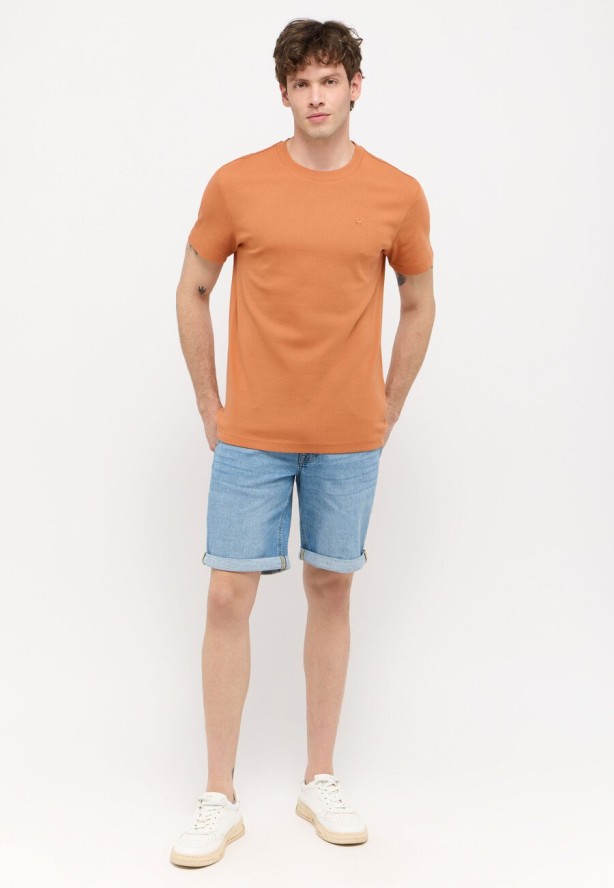 MĘSKA KOSZULKA MUSTANG T-shirt Allen Raw Sienna 1015061 7088