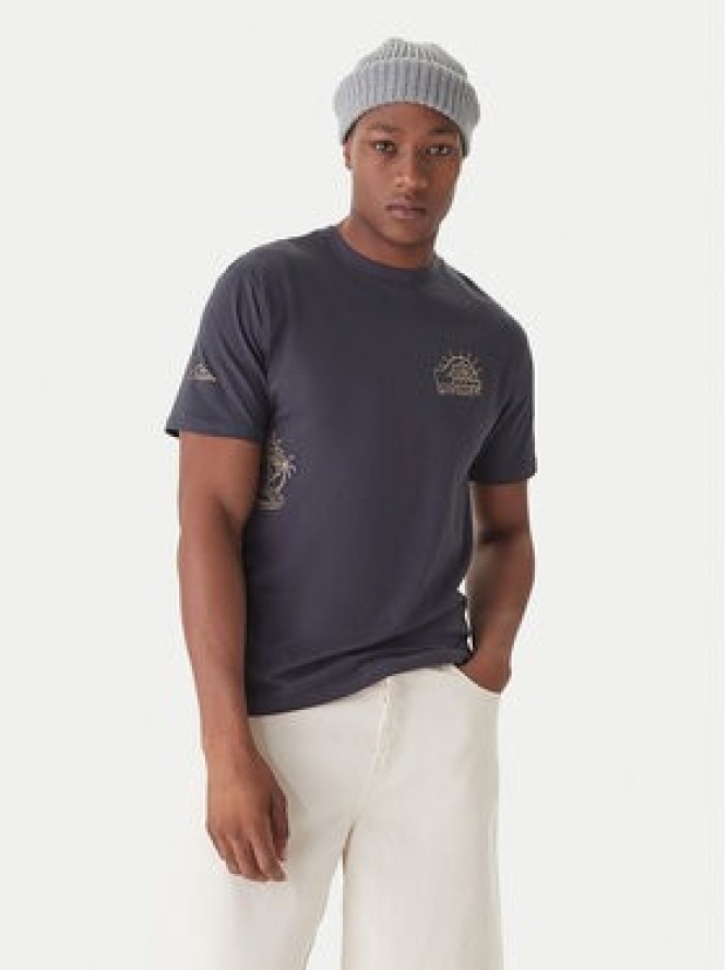 Quiksilver T-Shirt Evo Quik Rituals EQYZT08193 Szary Regular Fit