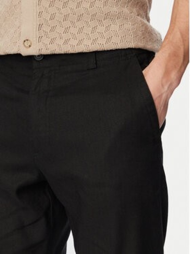 BOSS Chinosy Sanderson-L-3 50559595 Czarny Regular Fit