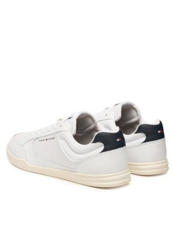 Tommy Hilfiger Sneakersy Lo Pro Cupsole Perf Leather FM0FM05944 Biały