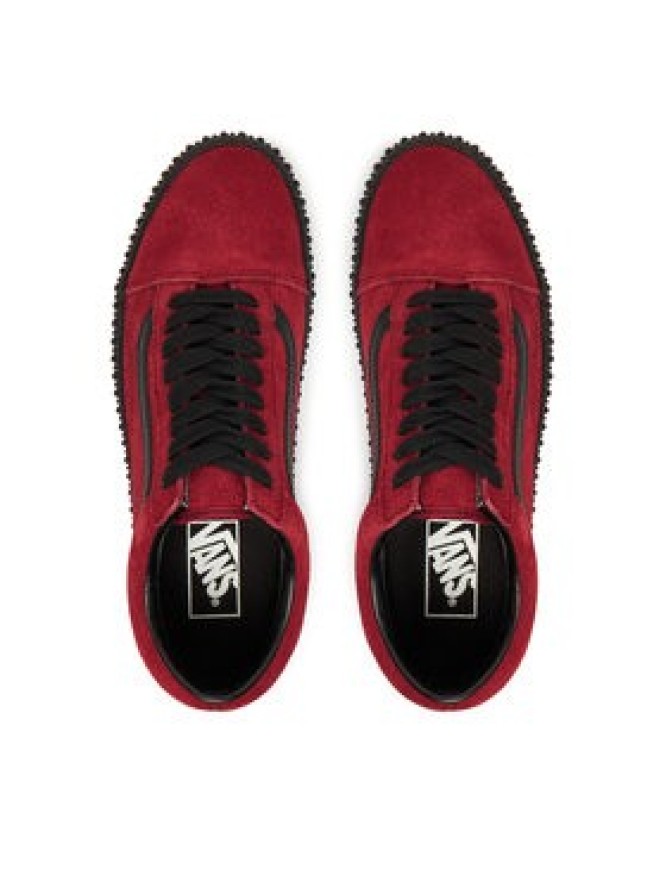 Vans Sneakersy Old Skool Creeper VN000DCEBRD1 Bordowy