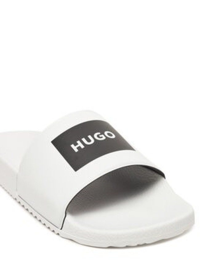HUGO Klapki Timein Slid 50548061 Biały
