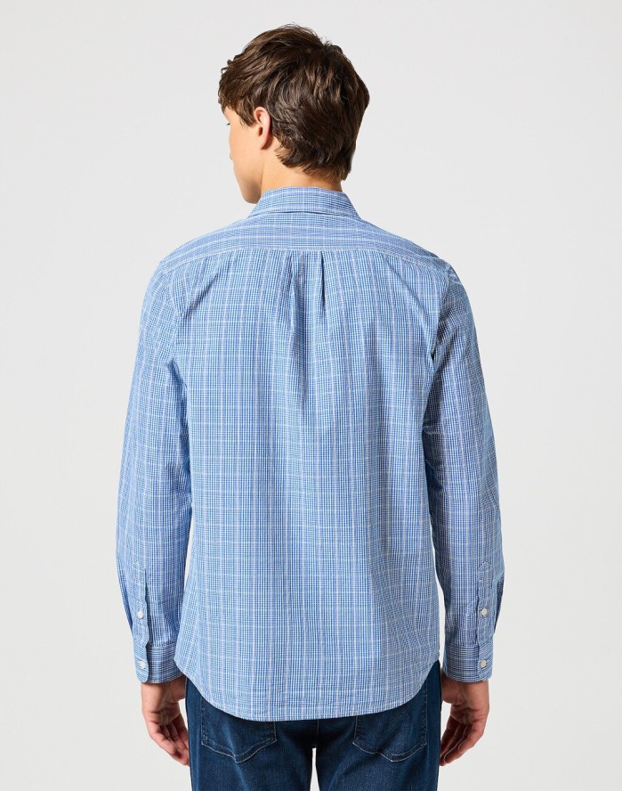 WRANGLER MĘSKA KOSZULA 1 PKT SHIRT BLUE 112357222 W5X2016849