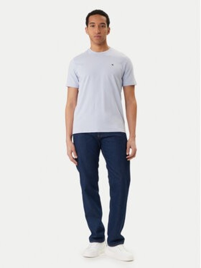 Calvin Klein Jeans T-Shirt Classic Monogram LV04RD254G Fioletowy Regular Fit