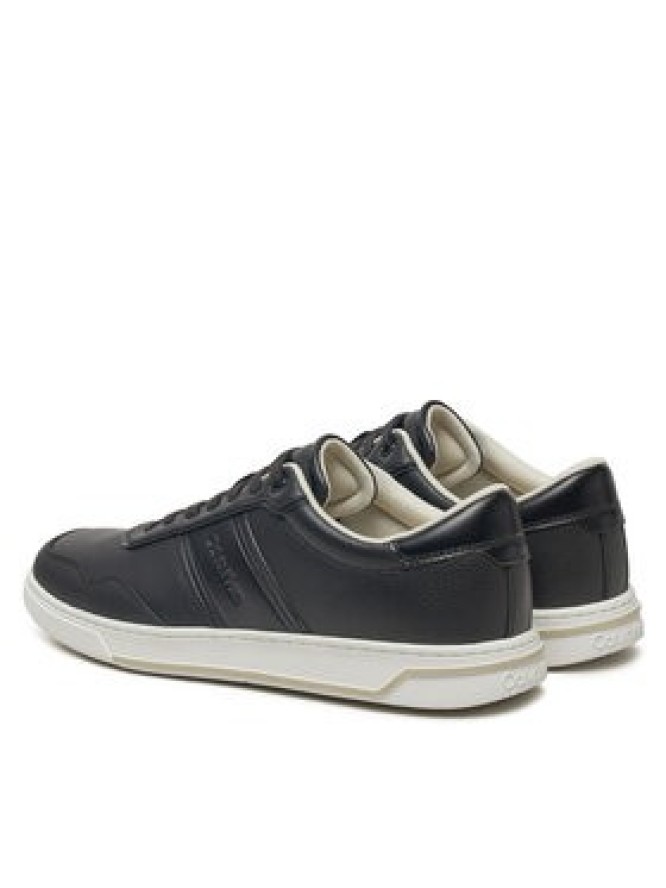 Calvin Klein Sneakersy Low Top Lace Up Logo HM0HM01653 Czarny