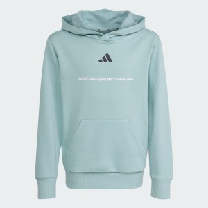 Bluza z kapturem adidas Slogan Fleece Hoodie