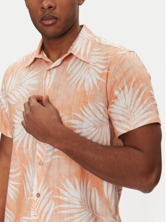 Guess Koszula M5GH68 WH3A0 Pomarańczowy Regular Fit