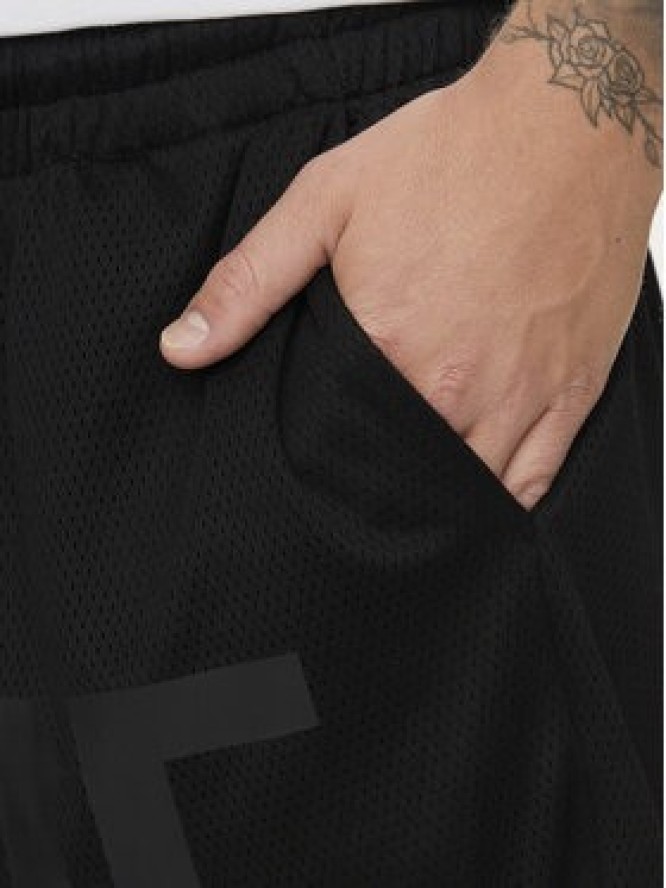Jack & Jones Szorty sportowe Chicago 12253130 Czarny Loose Fit