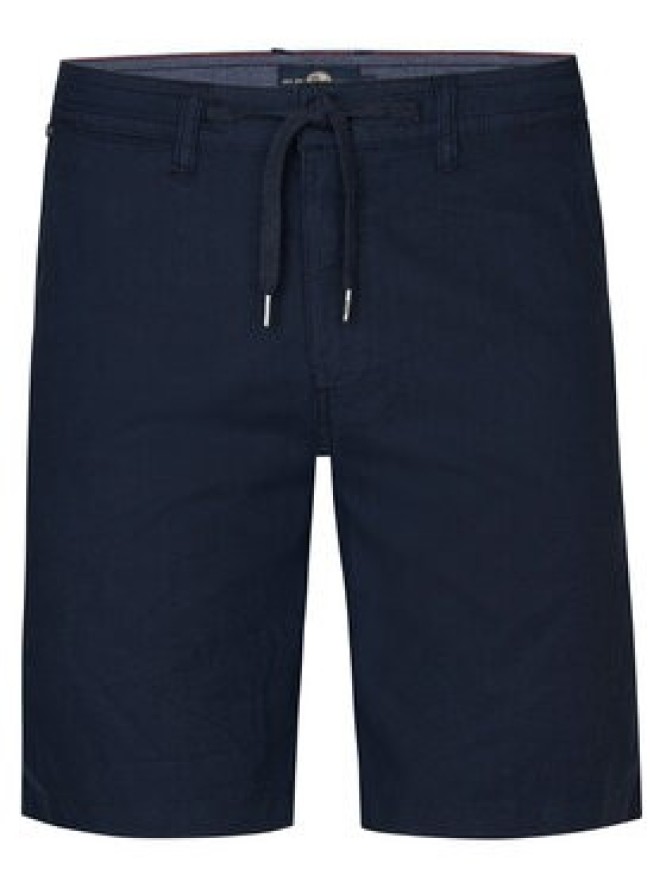 Petrol Industries Szorty materiałowe M-1050-SHO538 Granatowy Slim Fit