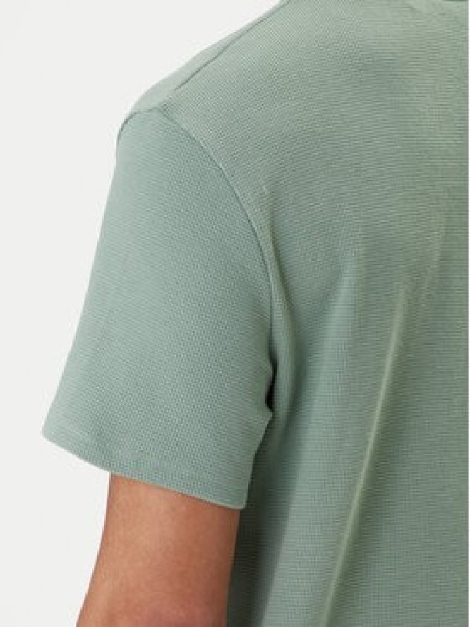 BOSS T-Shirt Waffle 50535891 Zielony Regular Fit