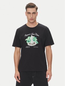 Jack & Jones T-Shirt Hydra 12277248 Czarny Relaxed Fit