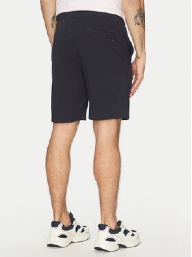 Tommy Hilfiger Szorty sportowe Small Logo MW0MW38698 Granatowy Regular Fit