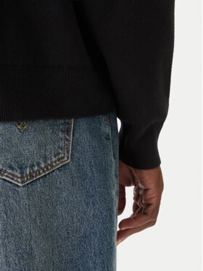 Calvin Klein Jeans Sweter LV04RD305G Czarny Relaxed Fit