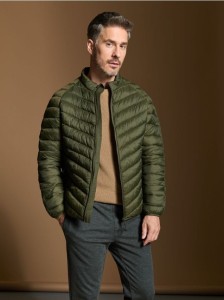 Kurtka puffer - khaki