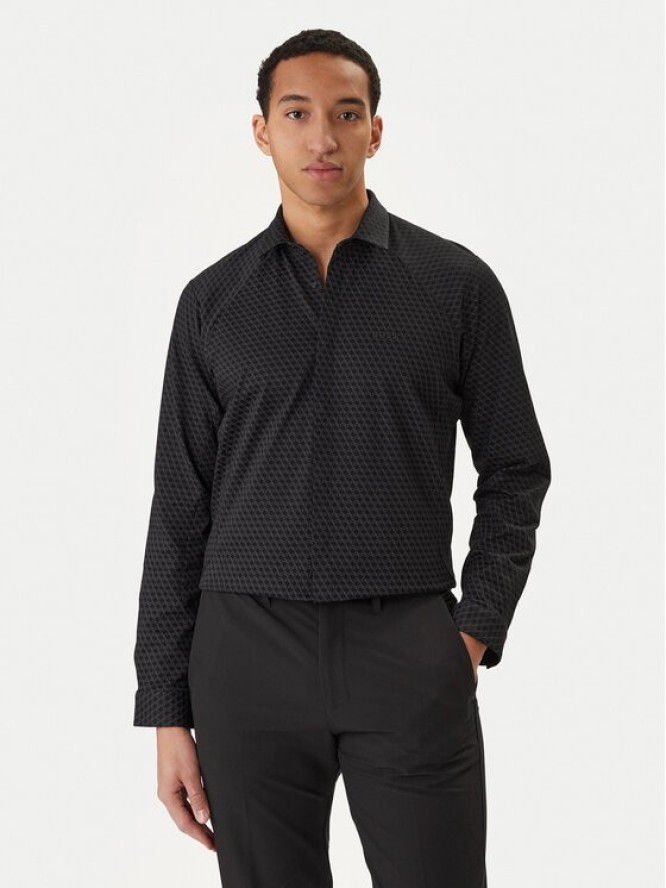 BOSS Koszula Excurse 50554481 Czarny Regular Fit