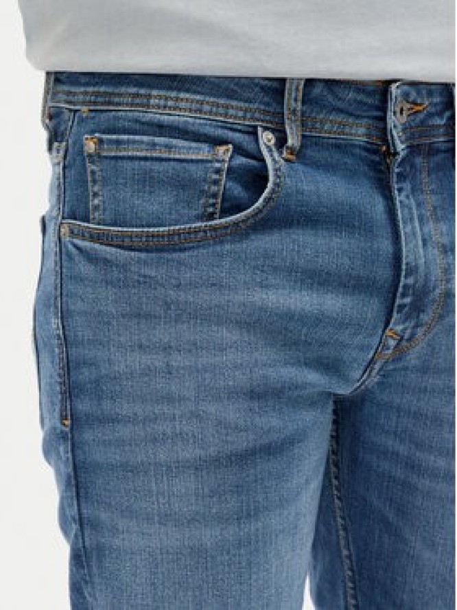 Pepe Jeans Szorty jeansowe Cash PM801081 Niebieski Straight Fit