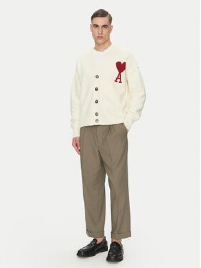 AMI Paris Chinosy HTR111.WV0066 Szary Regular Fit