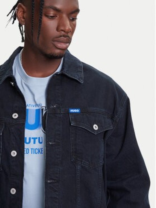 HUGO Kurtka jeansowa Dex 50541714 Granatowy Regular Fit