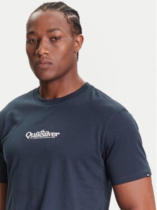 Quiksilver T-Shirt EQYZT08174 Granatowy Regular Fit