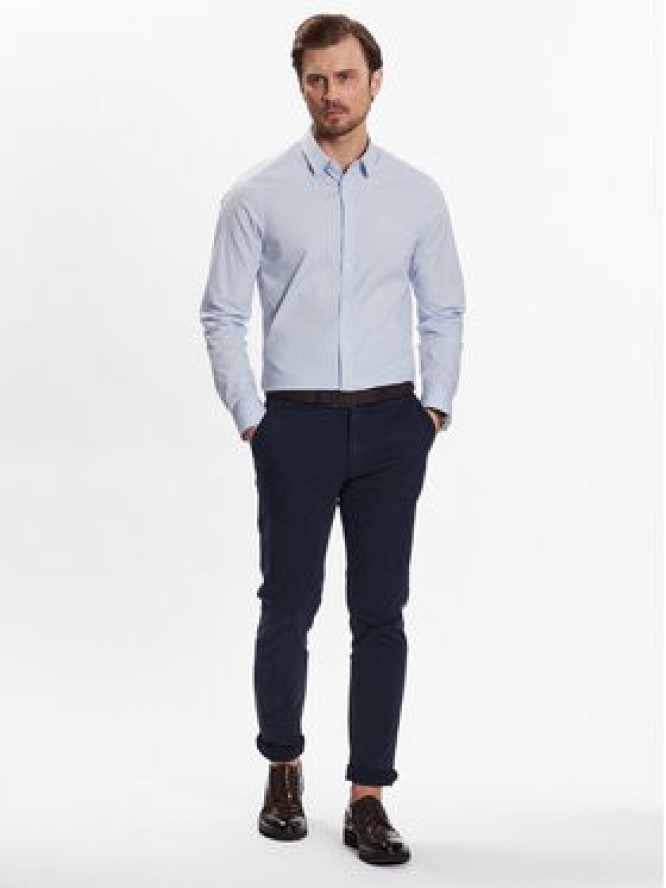 Calvin Klein Koszula K10K110856 Niebieski Slim Fit