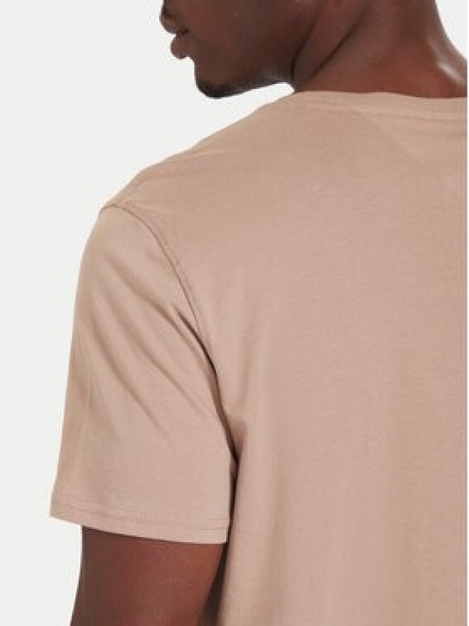 Tommy Jeans T-Shirt DM0DM04411 Beżowy Regular Fit