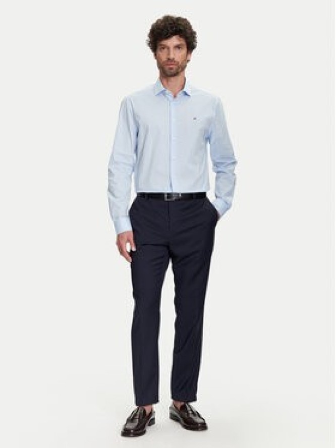 Tommy Hilfiger Koszula MW0MW38347 Błękitny Slim Fit