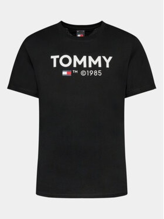Tommy Jeans T-Shirt Essential DM0DM18264 Czarny Slim Fit