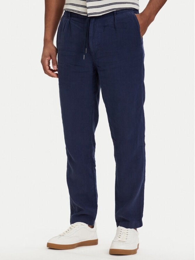 Polo Ralph Lauren Spodnie materiałowe 710940611001 Granatowy Tapered Fit