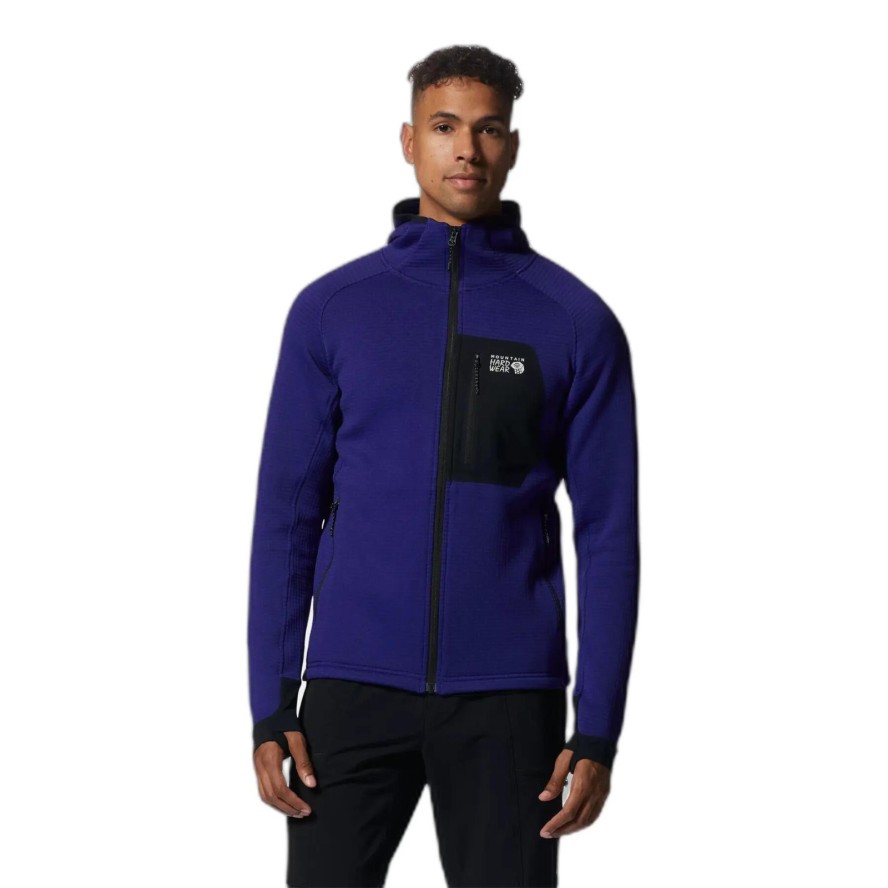 Bluza z kapturem z pełnym zamkiem błyskawicznym Mountain Hardwear Polartec® Powe