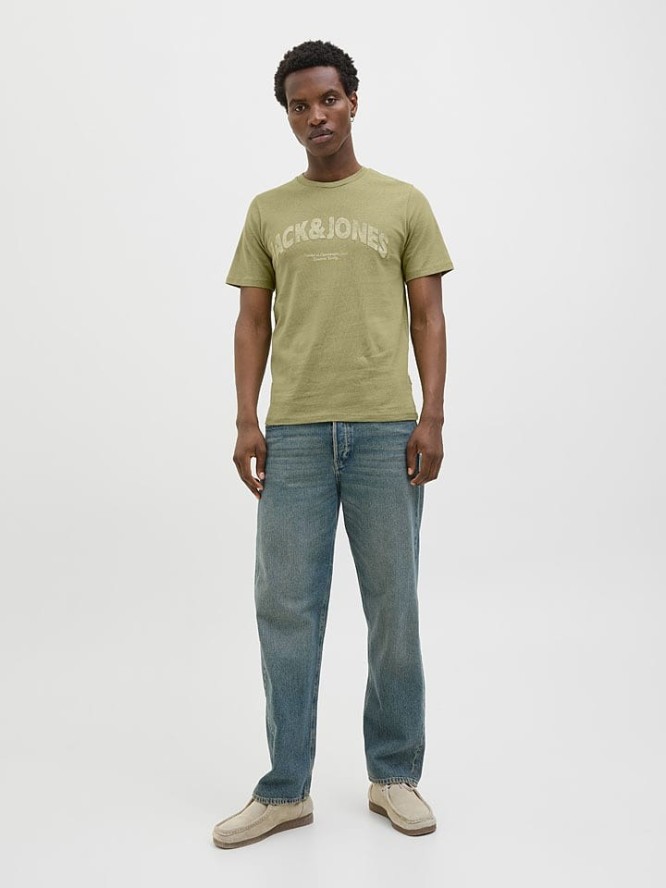 Jack & Jones Koszulka "Almeria" w kolorze zielonym rozmiar: XXL