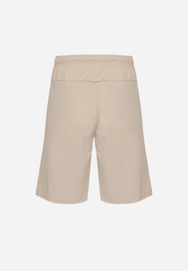 Beżowe Szorty z Napisami Liremine