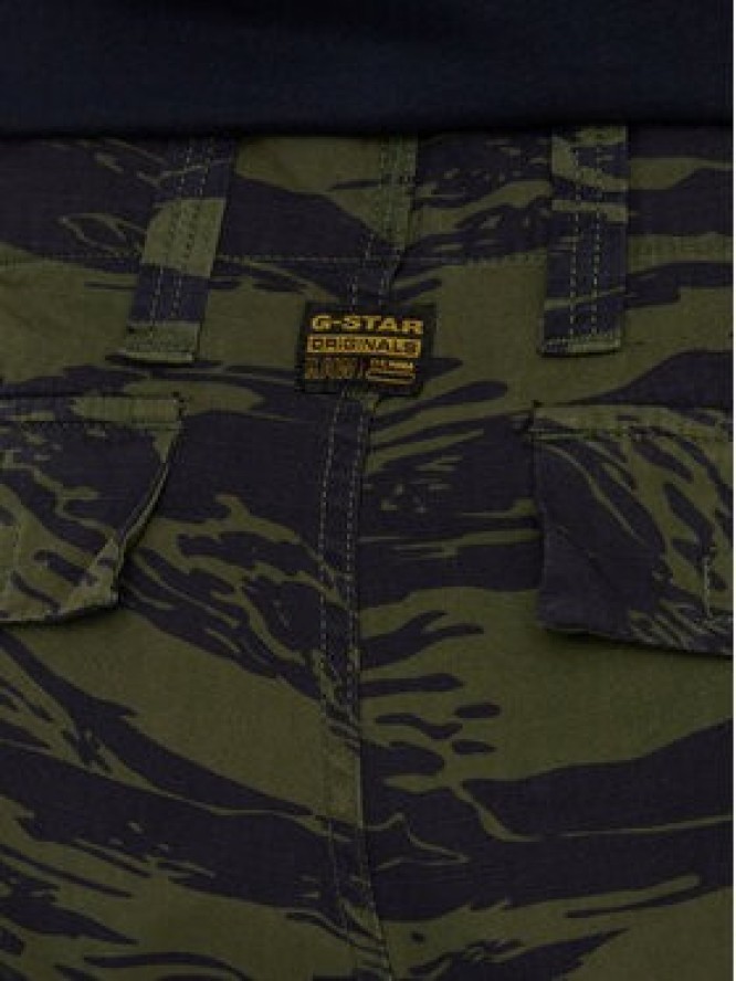 G-Star Raw Spodnie materiałowe 3D Cargo 2.0 D24308-D386-G393 Zielony Tapered Fit