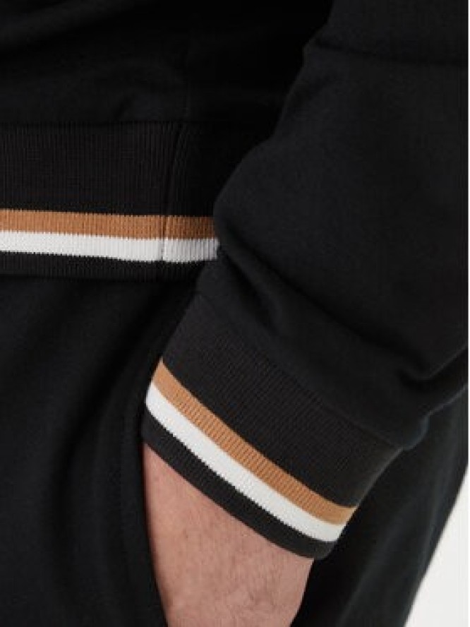 BOSS Bluza Iconic 50554836 Czarny Regular Fit