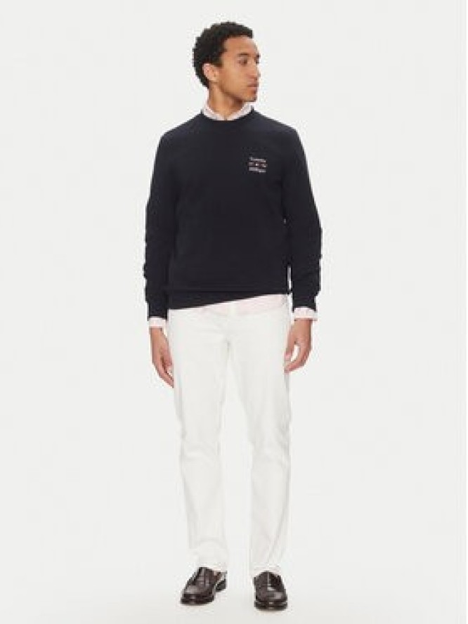 Tommy Hilfiger Bluza Stack MW0MW38673 Granatowy Regular Fit