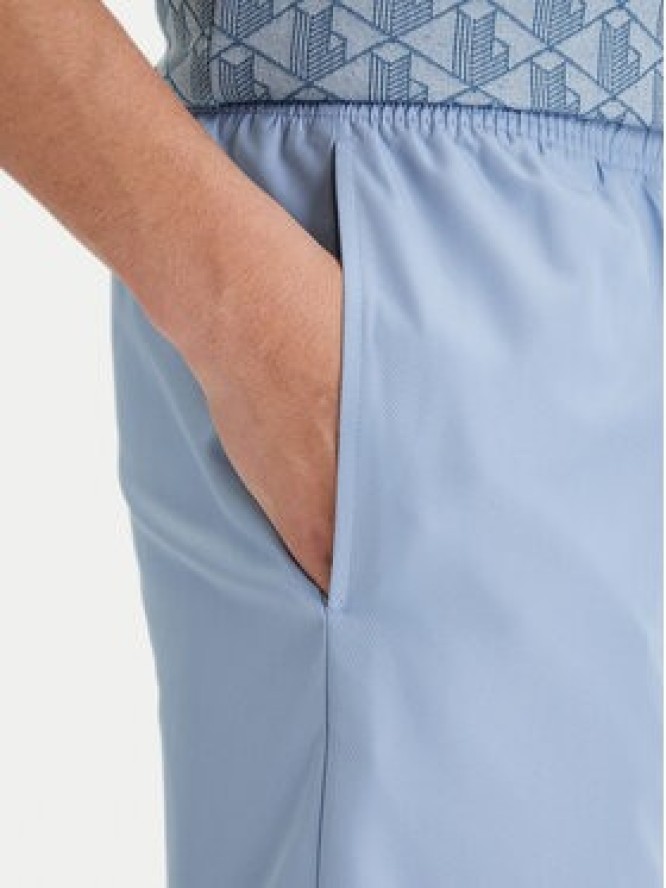 Lacoste Szorty sportowe GH353T Błękitny Relaxed Fit