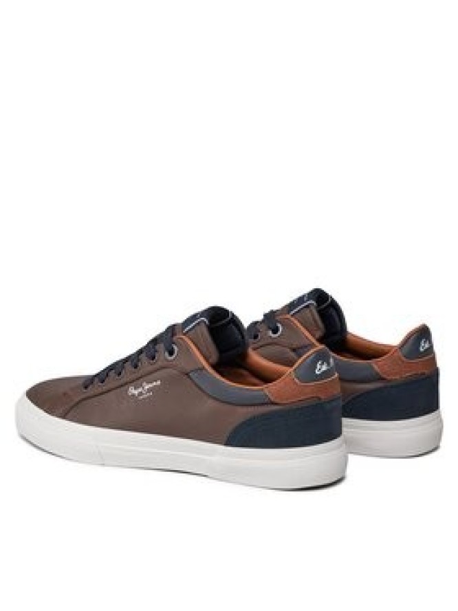 Pepe Jeans Sneakersy PMS30839 Brązowy