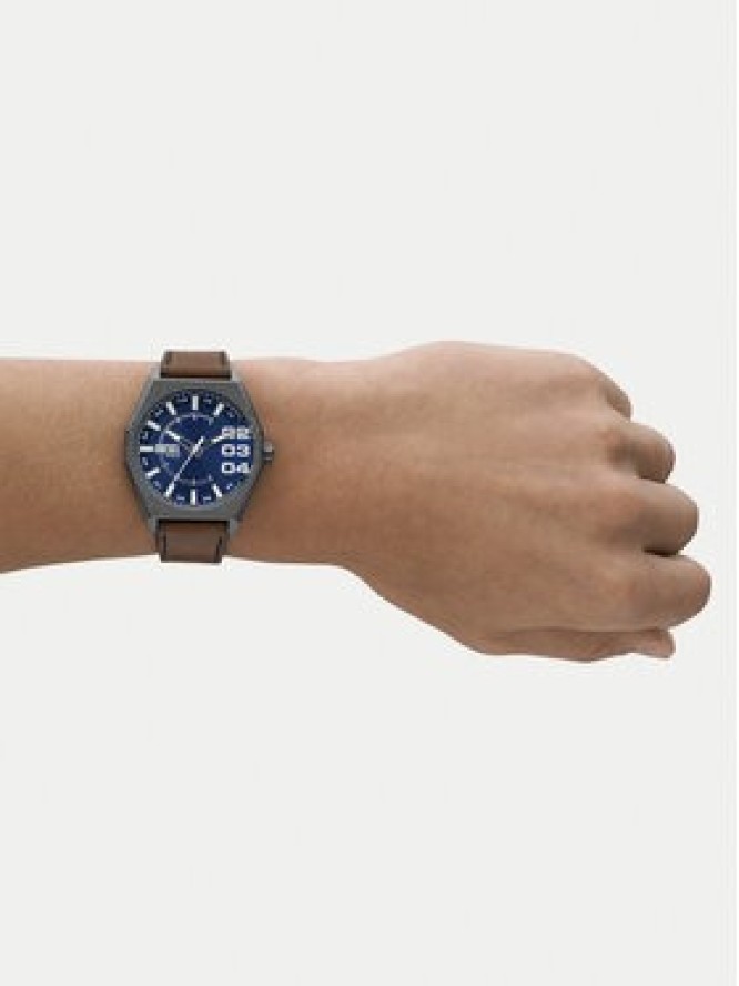 Diesel Zegarek Double Scraper DZ2189 Brązowy