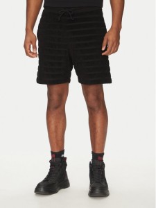HUGO Szorty sportowe Dutowel 50535289 Czarny Relaxed Fit