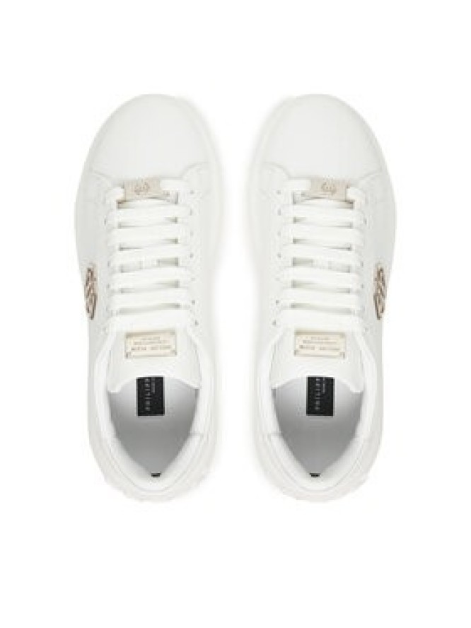 PHILIPP PLEIN Sneakersy FAES USC0804 PLE075N Biały