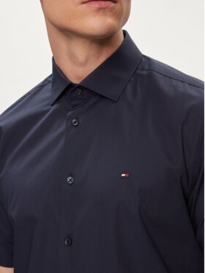 Tommy Hilfiger Koszula Core MW0MW34626 Granatowy Regular Fit