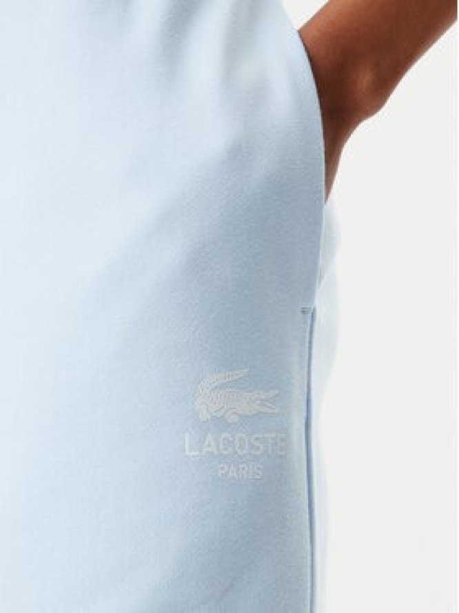 Lacoste Szorty sportowe Unisex GH0990 Błękitny Regular Fit